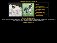 Tablet Screenshot of deckerratterrier.nrta.com